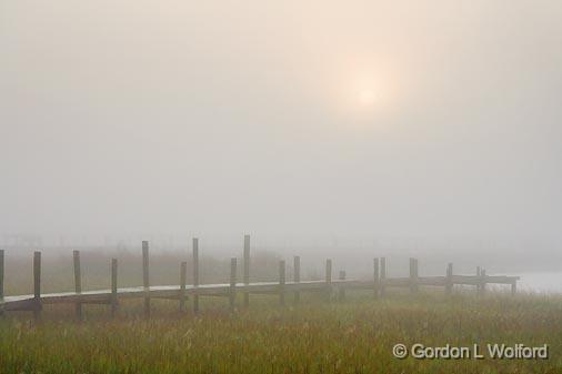 The New Pier Under A Foggy Sun_32003.jpg - Photographed along the Gulf coast near Port Lavaca, Texas, USA.